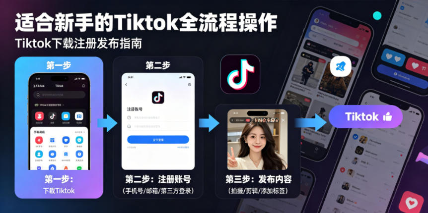 Tiktok下载注册发布，适合新手的Tiktok全流程操作-灰产星球