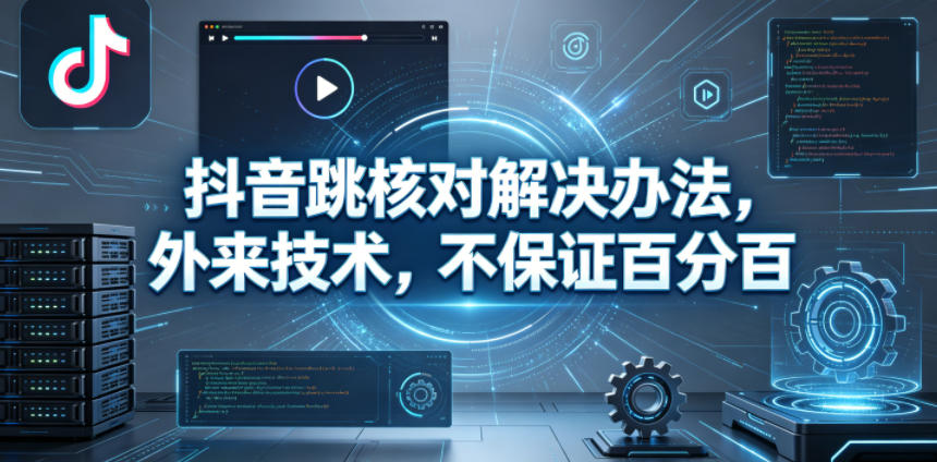 抖音跳核对解决办法，外来技术，不保证百分百-灰产星球