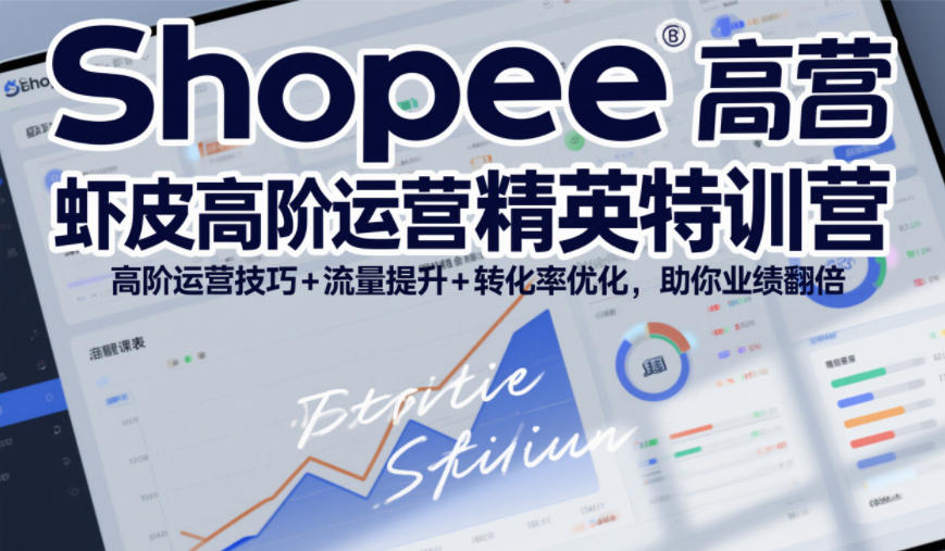 Shopee虾皮高阶运营精英特训营，高阶运营技巧+流量提升+转化率优化，助你业绩翻倍（更新26年5月）-灰产星球
