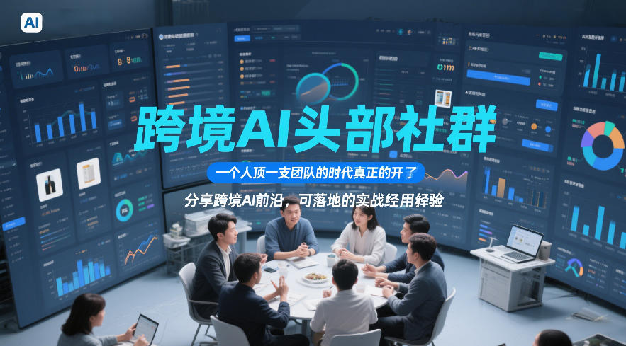 跨境AI头部社群，一个人顶一支团队的时代真正的开始了，分享跨境AI前沿，可落地的实战经验（更新5月11日）-灰产星球