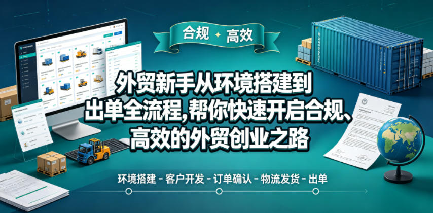 外贸新手从环境搭建到出单全流程，帮你快速开启合规、高效的外贸创业之路-灰产星球