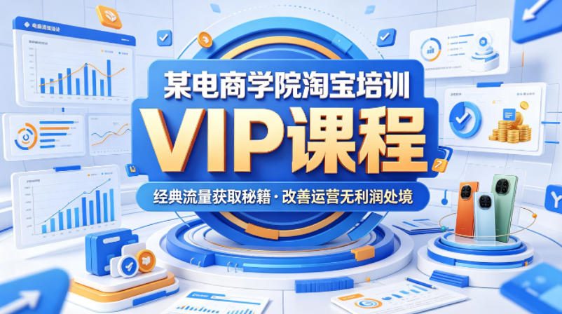 某电商学院淘宝培训VIP课程，各种经典有用的流量获取秘籍，改善运营产品没利润的处境（2026年5月）-灰产星球