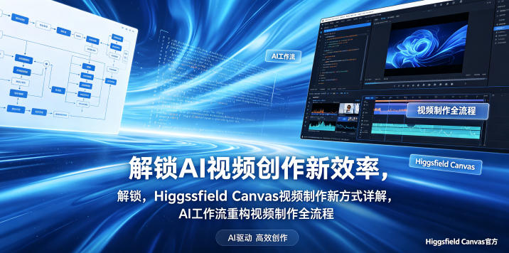 解锁AI视频创作新效率，Higgsfield Canvas视频制作新方式详解，AI工作流重构视频制作全流程-灰产星球