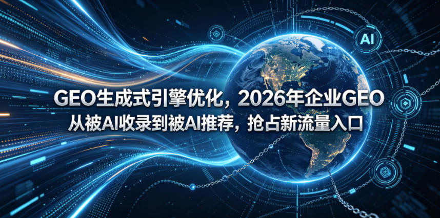 GEO生成式引擎优化，2026年企业GEO从被AI收录到被AI推荐，抢占新流量入口-灰产星球