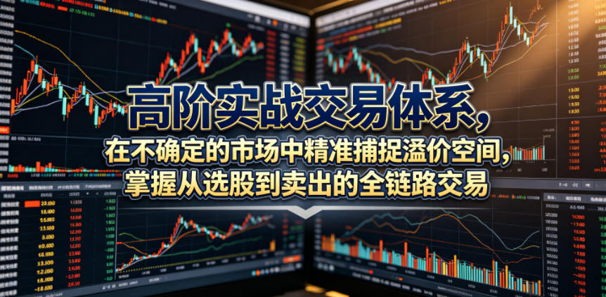 高阶实战交易体系，在不确定的市场中精准捕捉溢价空间，掌握从选股到卖出的全链路交易心法（更新6月）-灰产星球