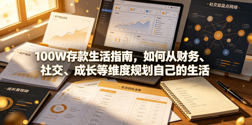 付费文章：100W存款生活指南，如何从财务、社交、成长等维度规划自己的生活-灰产星球
