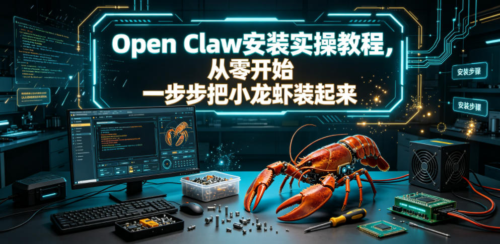 Open Claw安装实操教程,从零开始一步步一步步把小龙虾装起来-灰产星球