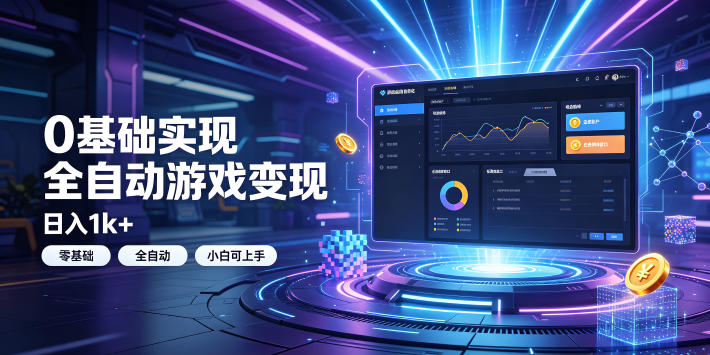 0基础实现全自动游戏变现，日入1k+，小白直接上手搞钱！【揭秘】-灰产星球