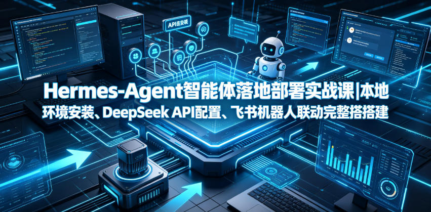 Hermes-Agent智能体落地部署实战课｜本地环境安装、DeepSeek API配置、飞书机器人联动完整搭建教程-灰产星球
